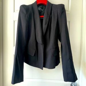 URBAN BEHAVIOR BLACK SHOULDER PADS BLAZER SIZE S